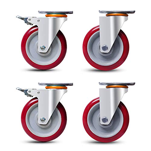Roulettes pivotantes robustes à charge lourde et rotation fluide