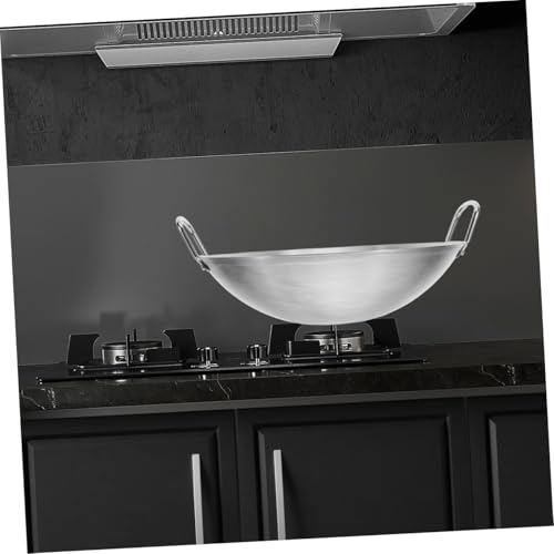 Wok de acero inoxidable Ipetboom con doble asa y fondo redondo miniatura 5