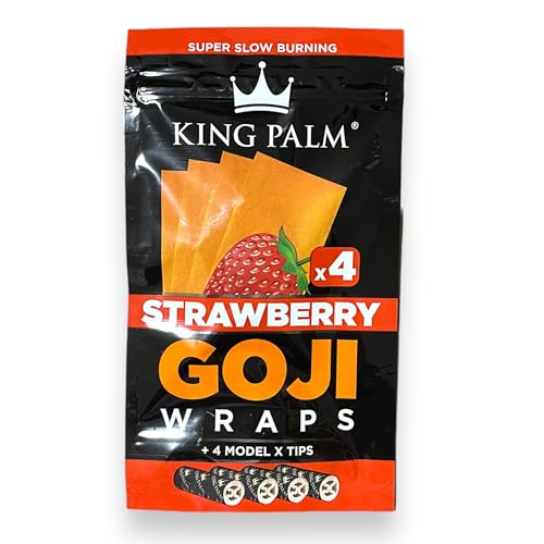 420friendly × KING PALM Goji Blunt Wraps/�x���[���b�v�E�t�B���^�[�`�b�v�E�I�[���i�`���������[�����O�y�[�p�[�E4���b�v�i�X�g���x���[�j