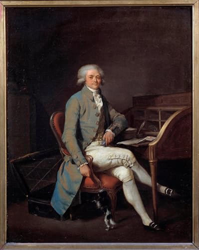 Póster en lienzo Revolución Francesa cuadro histórico Maximilien Robespierre decoración 60x90