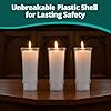 Concordia Supply 7-Day Sanctuary Candle - Unbreakable Plastic, Paraffin Wax (8" x 3") - Durable White Devotional Church Candles for Sanctuary Lamps, Prayer Altars, Memorials & Worship Use (Pack of 12) #3