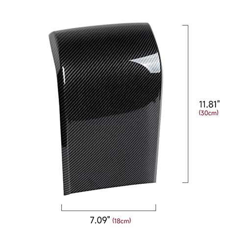 Image of Car Armrest Box Anti Kick Decals for 2022 2023 2024 2025 2026 Honda Civic 11th Gen Accessories ABS Carbon Fiber Interior Stickers