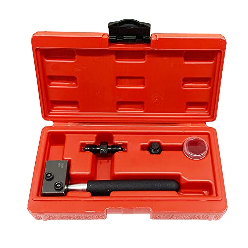 nuwfrog 3/16 inch Automotive Brake Line Double Flaring Tool with Removable Handle 45 Degree SAE for Nickel Tube and Copper tubing
