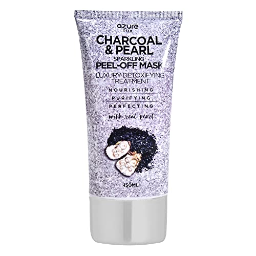 AZURE Charcoal & Pearl Luxury Anti Aging Peel Off Face Mask- Moisturizing & Purifying – Removes Blackheads, Dirt & Oils – With Hyaluronic Acid & Collagen – Skin Care Made in Korea – 150mL / 5.07 fl.oz. AZURE Charcoal & Pearl Luxury Anti Aging Peel Off Face Mask- Moisturizing & Purifying – Removes Blackheads, Dirt & Oils – With Hyaluronic Acid & Collagen – Skin Care Made in Korea – 150mL / 5.07 fl.oz.