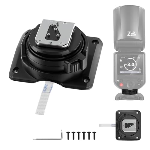 NEEWER Z2-N Replacement Hot Shoe Mount, Only for Z2-N/Z2PRO-N/Z2II-N Round Head Flash Compatible with Nikon Cameras, Spe