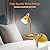 LEPOWER Metal Desk Lamp, Adjustable Goose Neck Table Lamp, Eye-Caring Study Desk Lamps for Bedroom, Study Room and Office (Gold)