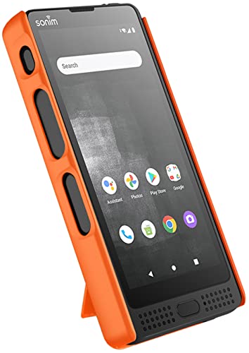 Nakedcellphone Kickstand Cover for Sonim XP10 Phone Case - Bright Orange - image 5