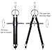 3 Pieces Math Compass Metal Geometry Compass for Math, Drafting, Drawing Student Compass with Spare Refills and Screws (Black/Silver/Blue)