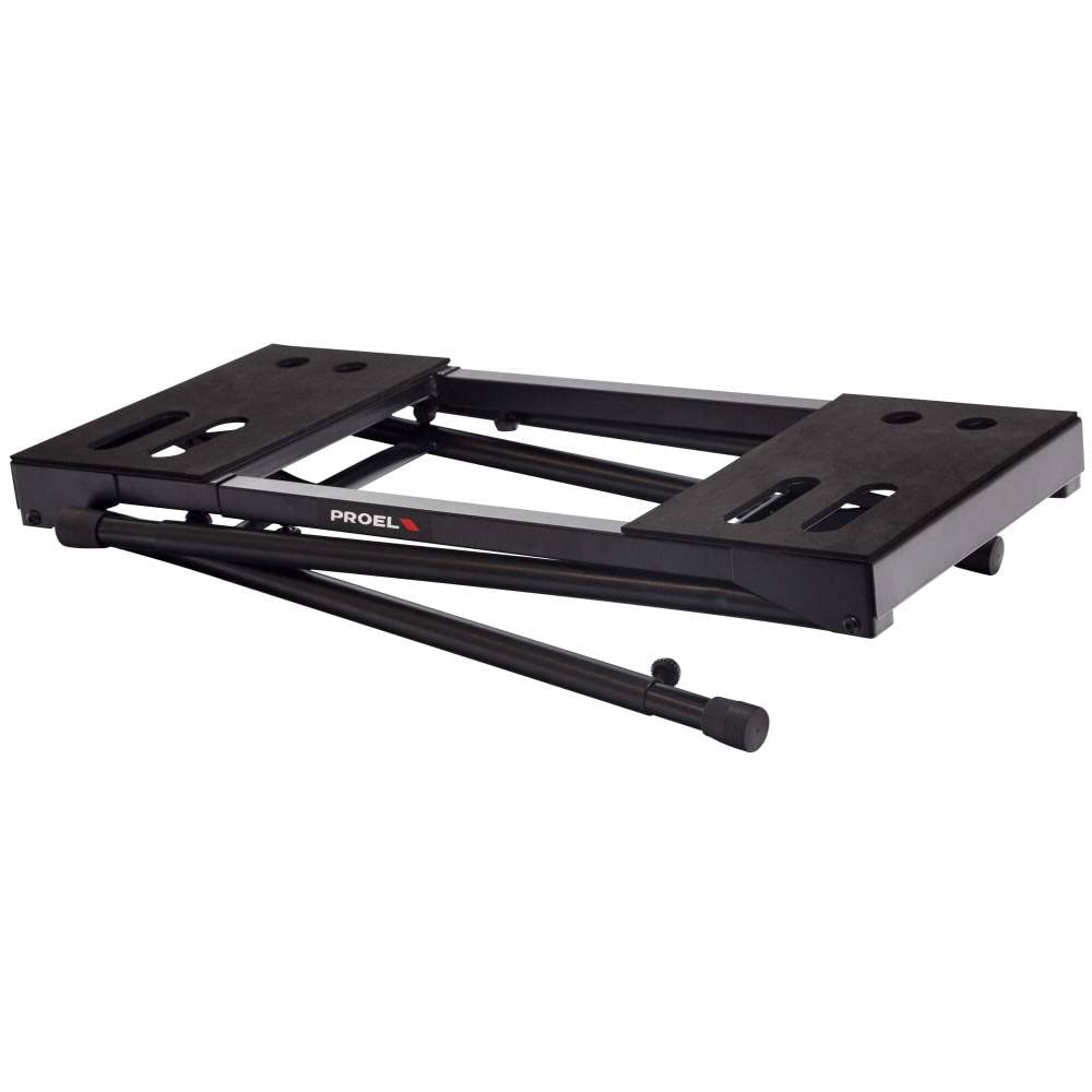 PROEL EL290 Supporto professionale universale per Tastiere e Pianoforti, Mixer, Nero Opaco