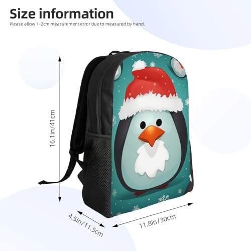 Mochila unisex impermeable para senderismo con diseño pingüino miniatura 4