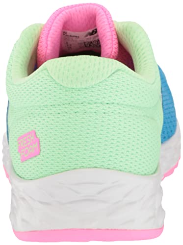 New Balance Kid's Fresh Foam Arishi V2 Bungee Running Shoe, Vibrant Sky/Metallic Silver/Spring Glo, 7 Toddler #TOP2