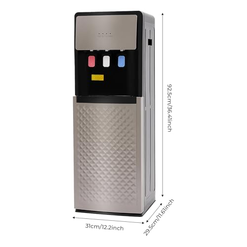 Image of 5 Gallon Bottom Loading Water Dispenser, 500W Heating / 90W Cooling Hot and Cold Water Dispenser 110V Water Cooler with 3 Temperatures for Home, Office and Restaurants 12.2 x 11.61 x 36.41 in