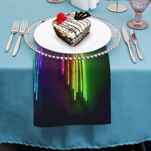 Servilletas de Tela Rainbow Neon 6 Piezas miniatura 4