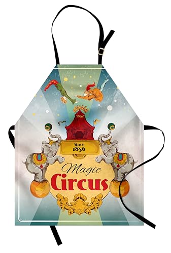 ABAKUHAUS Zirkus Schürze, Weinlese-Zirkuszelt, kleines Schürzenlatz mit...
