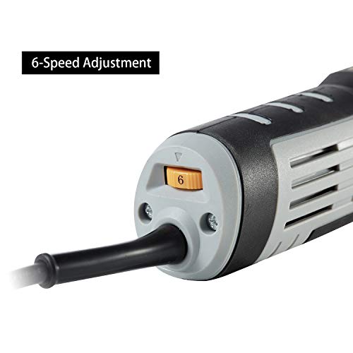 WISETOOL 400W 3.5 Amp Oscillating Multi Tool Kit with 4.5° Oscillation Angle,6 Variable Speed Oscillating Saw with Quick Blade Change System for Cutting,Sanding,Grinding