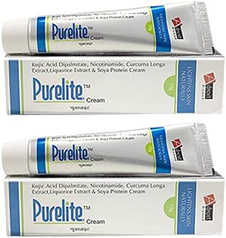 Purelite Cream For Melasma & Hyperpigmentation For All Skin Types Men & Women Face Cream (PACK OF 2) 15G X2 =30G