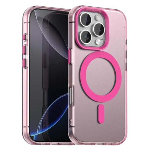 Coque magnétique iPhone 14 Plus rouge rubis rigide
