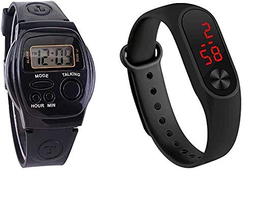 pass pass Digital Boys & Girls Watch (Black Dial & Strap) (B07HDD6DDD) Amazon Price History, Amazon Price Tracker