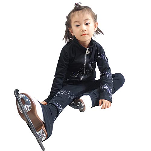Liuhuo Ice Skating Sets Girls Fleece Practice Leggings Teens Figure Skating Overboots thumb #1