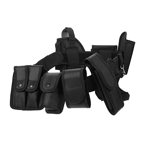 1 Set Professional Multi Function Duty Belt with Utility Pockets Versatile Accessories for Security and Outdoor Use Durable Wild Supply Design