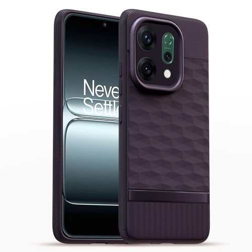 Image of amazon basics Shockproof Case for Oppo Reno14 Pro 5G | Full Camera Protection | TPU Flexible Back Cover for Oppo Reno14 Pro 5G (Purple)