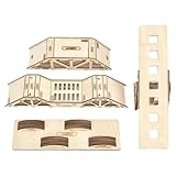 Deevoka RC木製橋シーソー RC 1/43 DIYツールギフト障害物スロープ用