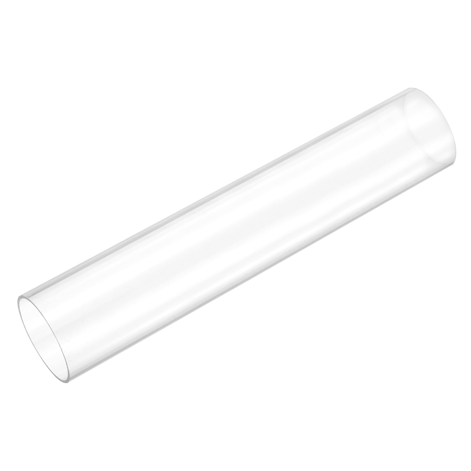 uxcell Rigid Round Clear Tubing 28mm(1 1/8") ID x 30mm(1 3/16") OD x 0.5Ft(150mm) Length Plastic Tube