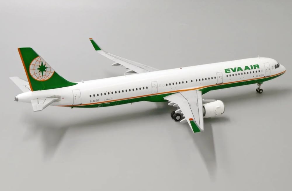 Limox JC Wings Airbus A321-200 Eva Air B-16216 1:200 Modellino di aereo