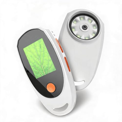 Image of Digital Microscope Handheld, Portable Digital Magnifying Glass 500x with 2.0inch Color Screen, Children Science Educational