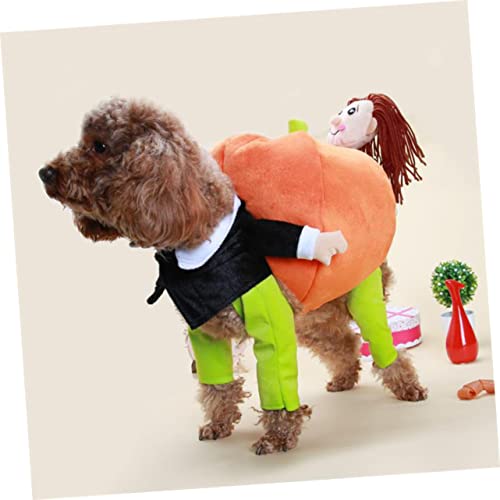 Disfraz para perro calabaza Halloween talla S miniatura 2