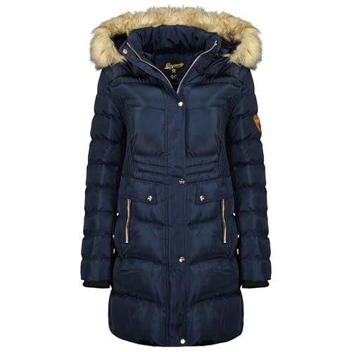 Geographical Norway Badonna Lady Parka de Mujer, Marine, XXL