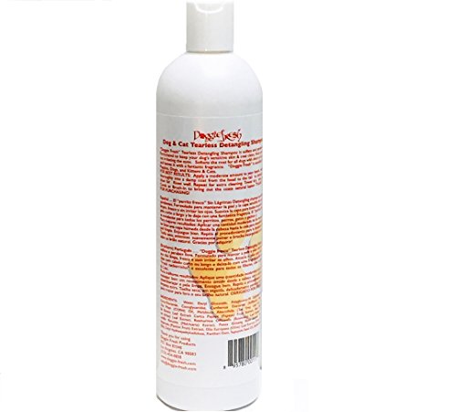 (Dog & Cat), Natural Shampoo, (Doggie Fresh).Natural Ingredients, Tearless, De-Tangling, Gentle Cleansing, (16Oz.), Fresh Fragrance (Biege) #TOP2