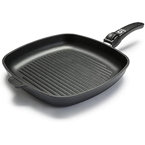 NOWA Aluguss Grillpfanne, LxBxH 28x28x4,5 cm Cover