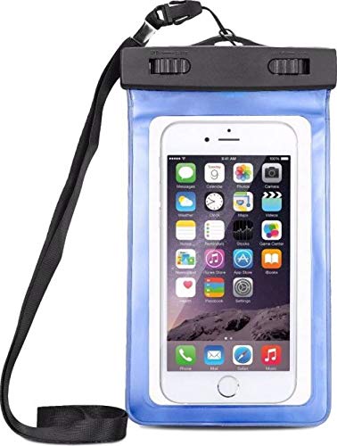 LIKEWARE Mobile Waterproof Case Pouch Dry Transparent Bag Compatible for iPhone, Ipx8, Xs Max, Xs, XR, x, 8, 8plus, 7plus, 6s, 6, 6s, Plus Galaxy, S9, S8, S7, Google Pixel, Htc12