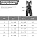 Przewalski Men’s 3D Padded Cycling Bike Bib Shorts, Bicycle Biking Bib Shorts