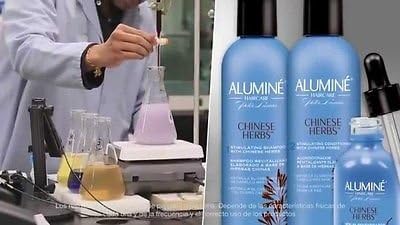 Aluminé Chinese Herbs Shampoo & Conditioner by Celebrity PETER LAMAS for Fine / Thinning Hair Growth (2 x 250 mL)