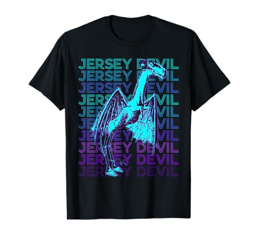 Jersey Devil Cryptid Cryptozoology Retro T-Shirt