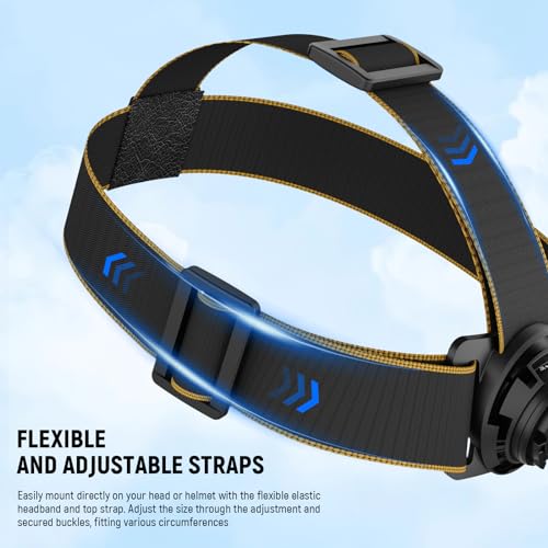 Image of NEEWER Head Strap Mount for Action Camera, Magnetic Quick Release Head Mounted Head Belt Mount Compatible with GoPro Hero 12 11 10 9 8 DJI Osmo Insta360 for POV Video Vlog Live, GP20