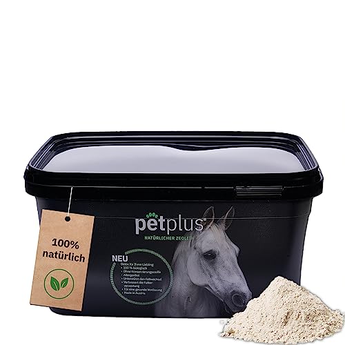 PetPlus® ZEOLITH Klinoptilolith Pulver Pferd 750g & 3kg, Premium Qualität, 100% natürlich, Keine Konservierungsstoffe, allergenfrei, Detox (3000g)