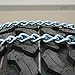 SCITOO QG2228CAM Snow Chains for Car Pickup Trucks SUV,Universal Emergency Tire Traction Chain,Anti-Skid Thickening Tire Chains Width 225 235 245 255 265 275 285 295(15