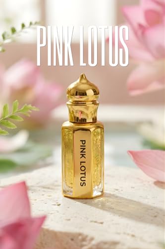 Image of Pink Lotus Attar Perfume Oil | Long Lasting Alcohol-Free Fragrance | Premium Oud Ittar for Men & Women | Daily Wear & Special Occasion | 12ml
