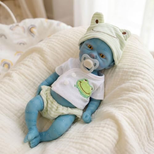 Muñeca Reborn de Silicona Maciza 30 cm Realista miniatura 2