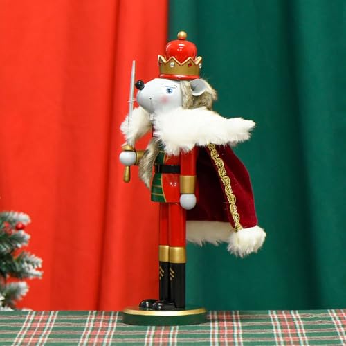 Casse-noisette de Noël en bois de 36 cm, le cadeau idéal en statue de table