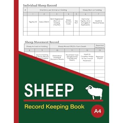 Sheep Record Keeping Book