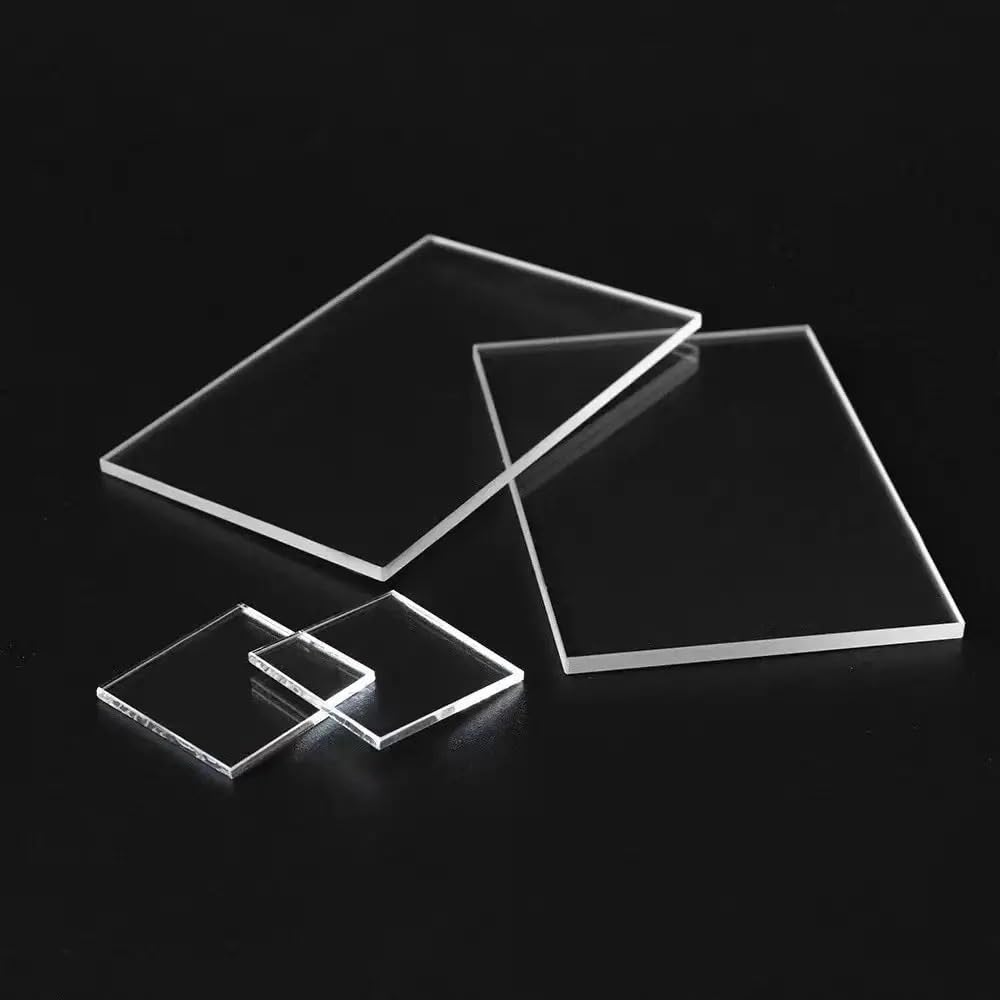 2 szt. 250x200x3mm przezroczysty arkusz szkła kwarcowego - płyta kwarcowa krzemionkowa do zastosowań optycznych i elektronicznych