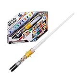 INCLUT 10 CRISTAUX KYBER : Inspiré du cristal Kyber au cœur de tout sabre laser, ce coffret inclut 10 cristaux différents pour personnaliser l'ultime sabre laser. Les cristaux brillent quand on les insère dans la poignée