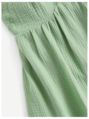 Image of SOLY HUX Women's Summer Cami Sun Dress A Line Tie Shoulder Y2k Cute Casual Short Mini Beach Babydoll Dresses