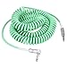 QWORK Guitar Cable, 30ft Coiled Instrument Cable for Guitar/Bass, Green