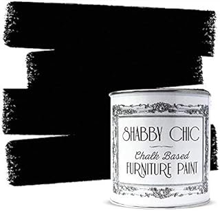 Liquorice Black Shabby Chic Furniture Paint great for creating a shabby chic designs. 2.5 litre