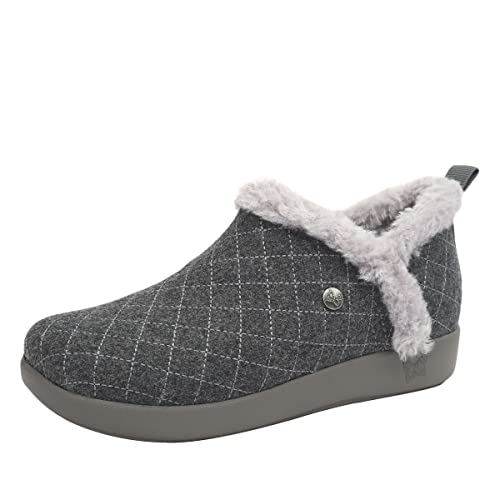 Alegria Womens Cozee Smoke Boot Slipper 9 M US